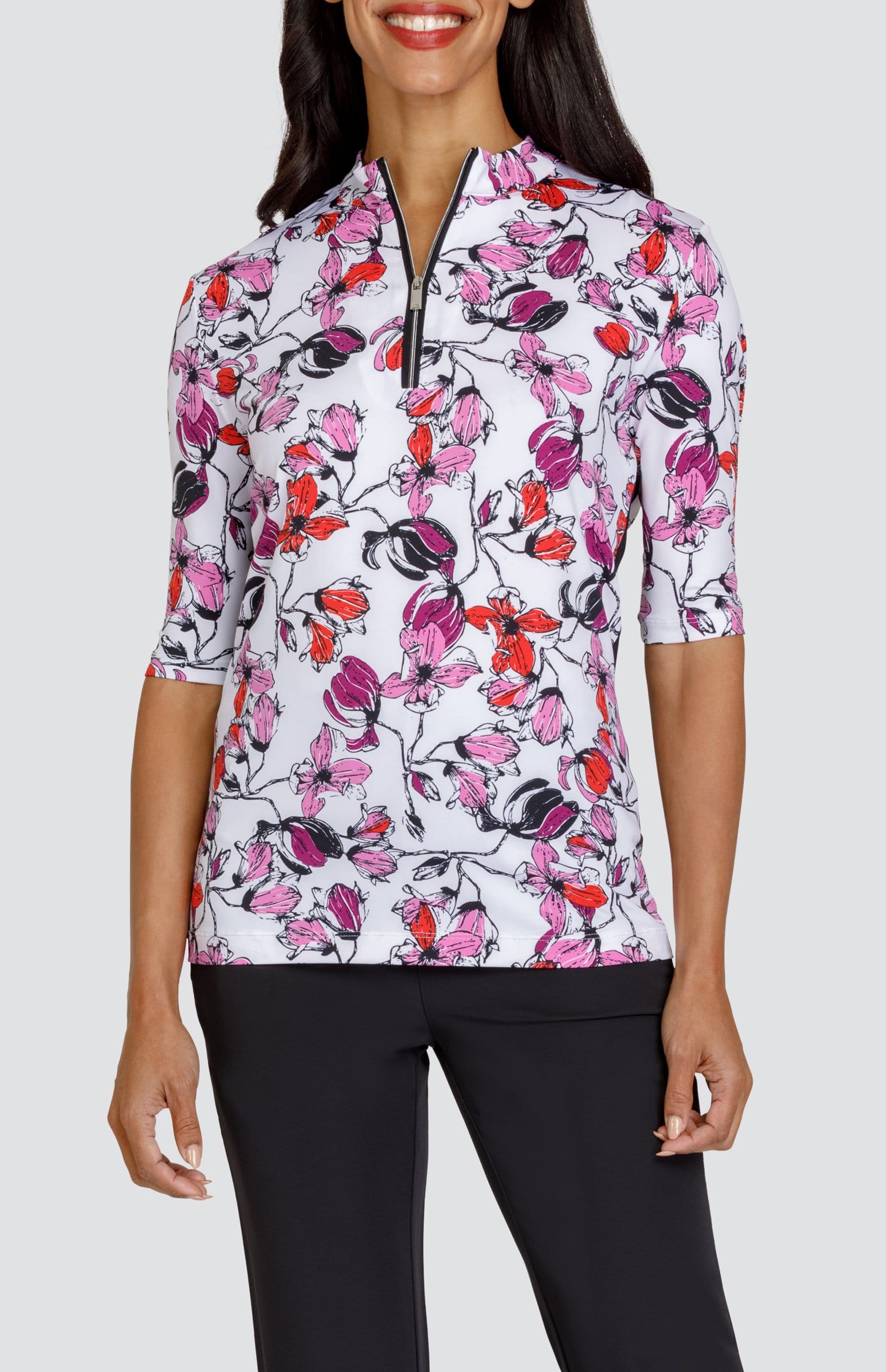 Jan Top - Amalfi Floral Lite DestGlow