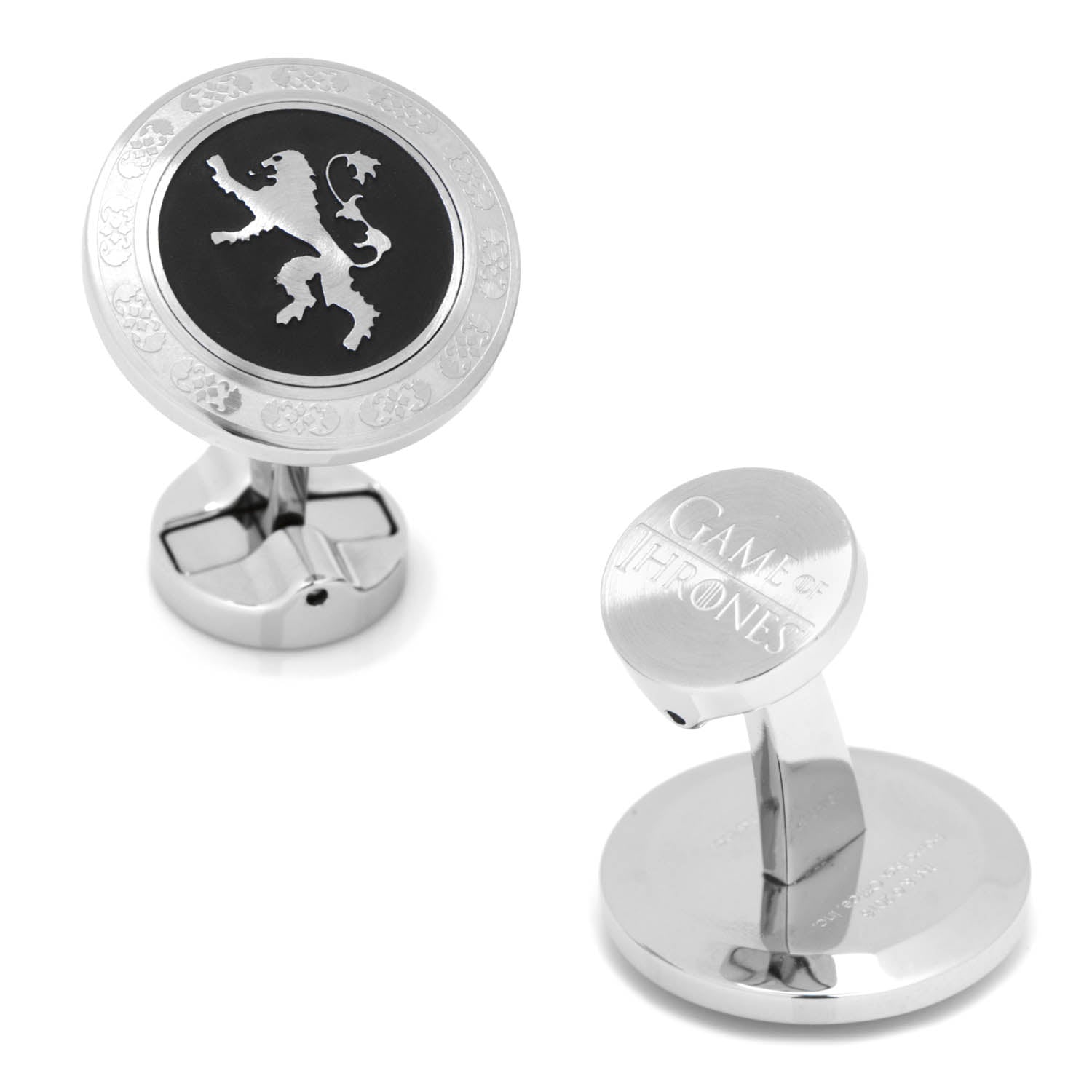 Game of Thrones Lannister Filigree Stainless Steel Cufflinks by Cufflinks.com