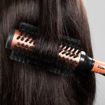 Conair Copper Pro Mixed Boar Bristle Round Hair Brush - Imperfect Box by This is Beauty US