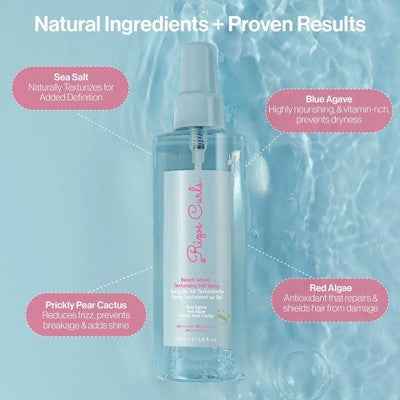 Rizos Curls Beach Waves Texturizing Salt Spray 6.8 fl oz - Small Amount Missing