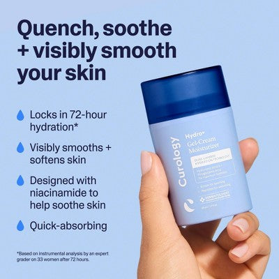 Curology Hydro+ Gel Cream Moisturizer 1.7 fl oz - Imperfect Box - DestGlow