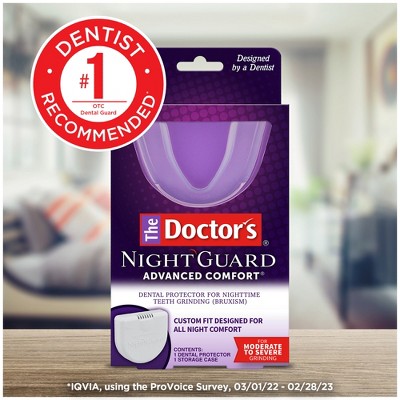 The Doctors Advanced Comfort Night Guard for Nighttime Teeth Grinding 1ct Guard with Storage Case - Imperfect Box by This is Beauty US