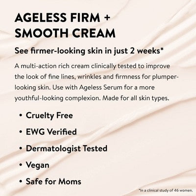 Honest Beauty Ageless Firm Smooth Cream Vegan Hyaluronic Acid 1.7oz - Imperfect Box by This is Beauty US