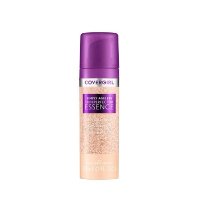 COVERGIRL Simply Ageless Skin Perfector Essence Vegan Foundation 20 Light 1 fl oz - Imperfect Container DestGlow