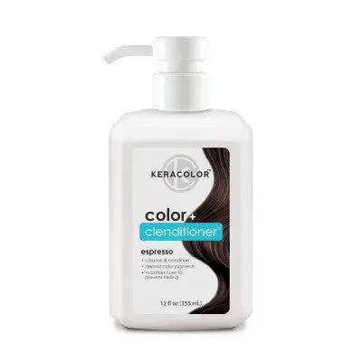 Keracolor Color + Clenditioner Temporary Hair Color Espresso 12 fl oz - Imperfect Container by This is Beauty US