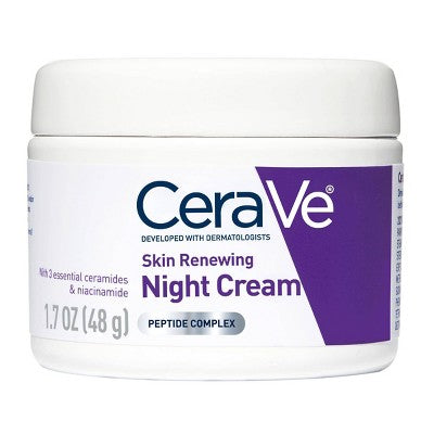 CeraVe Skin Renewing Night Cream Face Moisturizer 1.7 fl oz - Missing Box by This is Beauty US