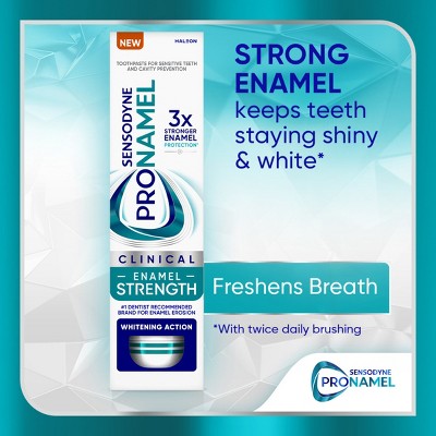 Sensodyne Pronamel Clinical Enamel Strengthening and Whitening Action Toothpaste 3.4oz/3pk - New by This is Beauty US