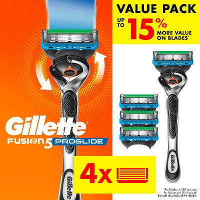 Gillette ProGlide Razor for Men Handle + 4 Blade Refills - Imperfect Box by This is Beauty US