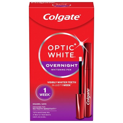 Colgate Optic White Overnight Teeth Whitening Pen Gel 0.08 fl oz/21 Treatments - New by This is Beauty US