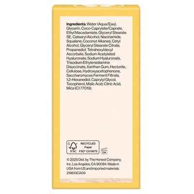 Honest Beauty Everyday Radiance + C Moisturizer with Vitamin C 1.7 fl oz - Imperfect Box