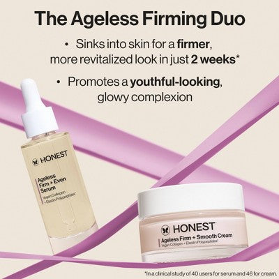 Honest Beauty Ageless Firm Smooth Cream Vegan Hyaluronic Acid 1.7oz - Imperfect Box by This is Beauty US