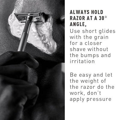 Bevel Mens Safety Razor with 10 Double Edge Blade Refills - Imperfect Box by This is Beauty US