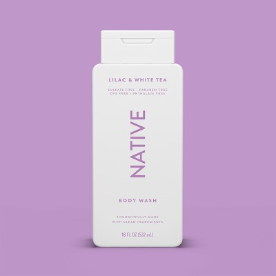 Native Body Wash for Women & Men Lilac & White Tea Sulfate Free 18 fl oz - New by This is Beauty US