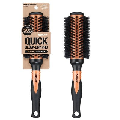 Conair Copper Pro Mixed Boar Bristle Round Hair Brush - Imperfect Box by This is Beauty US