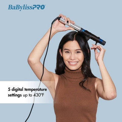 BaBylissPRO Nano Titanium Curling Wand Blue - New by This is Beauty US