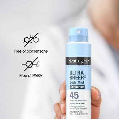 Neutrogena Ultra Sheer Spray Twin Pack SPF 45 - Imperfect Box