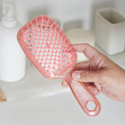 UNbrush Detangler Hair Brush Glitter Ruby - Imperfect Box by This is Beauty US