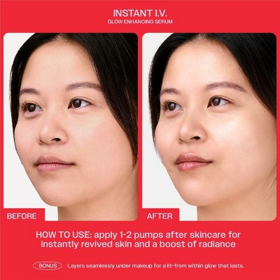 Party of You Glow Enhancing Face Serum Instant IV 1oz - Imperfect Box DestGlow