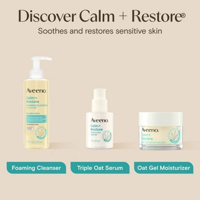 Aveeno Calm + Restore Facial Moisturizer for Sensitive Skin 1.7 oz - Missing Box by This is Beauty US