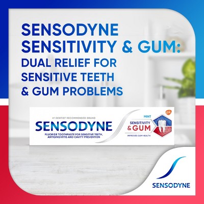 Sensodyne Sensitivity Gum and Enamel Mint Toothpaste 2.3oz/3pk - Imperfect Box by This is Beauty US
