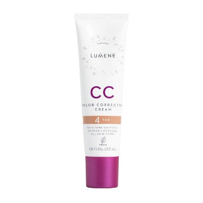 Lumene CC Color Correcting Cream 4 Tan 1 fl oz - New DestGlow