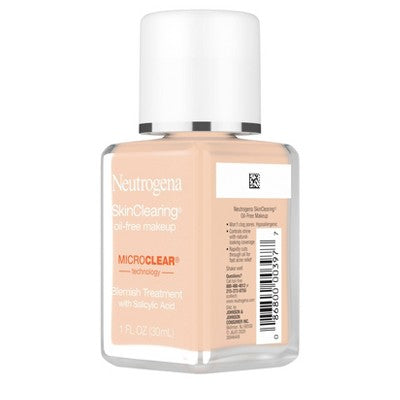 Neutrogena Skin Clearing Oil-Free Liquid Foundation 40 Nude 1 fl oz - Imperfect Container by This is Beauty US