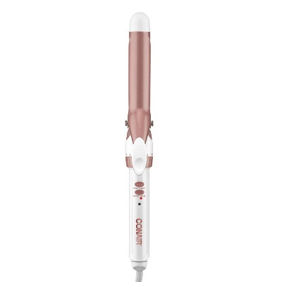 Conair Double Ceramic Rose Gold Curling Iron 1" - Imperfect Box by This is Beauty US