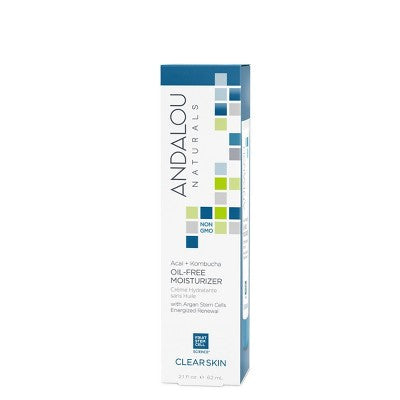 Andalou Naturals Clear Skin Acai + Kombucha Oil-Free Moisturizer 2.1 fl oz - New by This is Beauty US