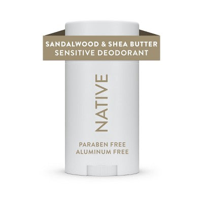 Native Sensitive Solid Deodorant for Men & Women Sandalwood & Shea 2.65oz - New by This is Beauty US