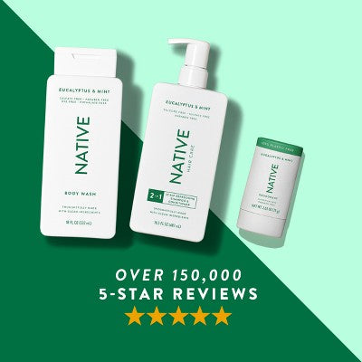 Native Solid Deodorant for Men; Women Eucalyptus; Mint Aluminum; Plastic Free 2.65oz - Imperfect Container by This is Beauty US