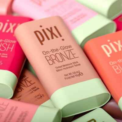 Pixi On The Glow Bronze Tinted Moisturizer Stick Bronzer Warm Glow 0.6oz - Imperfect Box