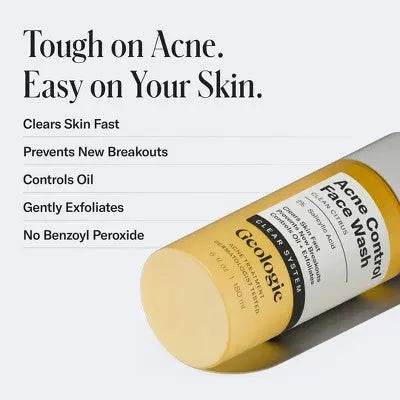 Geologie Clear System Acne Control Face Wash 6 fl oz - New
