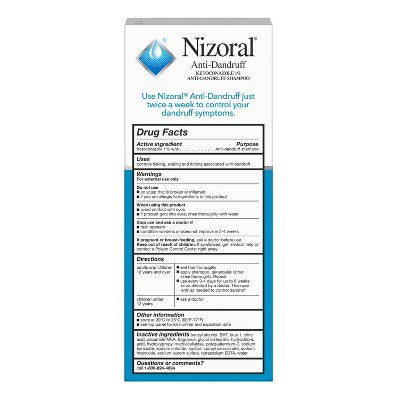 Nizoral Anti Dandruff Shampoo with 1% Ketoconazole, Clean Fresh Scent 7 fl oz - Missing Box by This is Beauty US