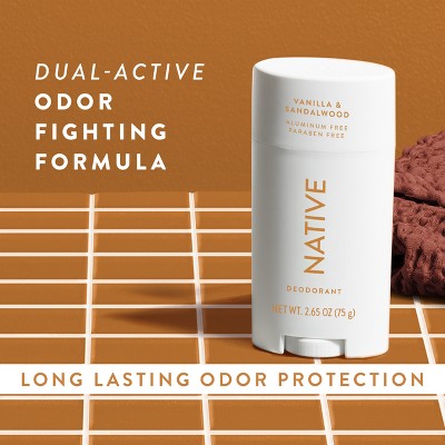 Native Solid Deodorant Vanilla & Sandalwood 2.65oz - Imperfect Container by This is Beauty US