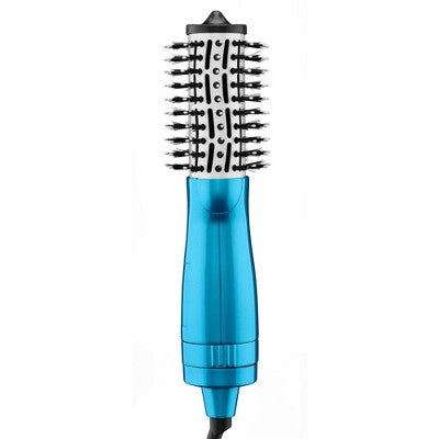 BaBylissPRO Nano Titanium Compact Hot Air Straightening Brush Blue - New by This is Beauty US
