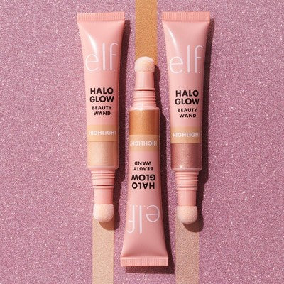 e.l.f. Halo Glow Highlighter Beauty Wand Champagne Campaign 0.33 fl oz - Imperfect Box DestGlow