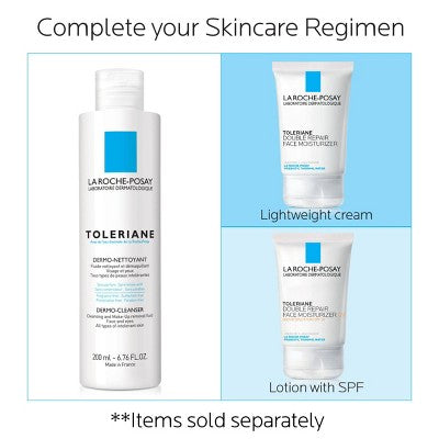 La Roche Posay Toleriane Dermo Milky Facial Makeup Remover Unscented 6.76 fl oz - New by This is Beauty US