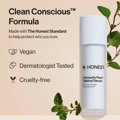 Honest Beauty Honestly Pure Retinyl Serum with Retinyl Linoleate 1.0 fl oz - Imperfect Box by This is Beauty US