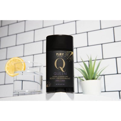 Play Pits Queen Natural Solid Deodorant 2.65oz - Imperfect Container by This is Beauty US