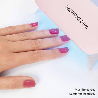 Dashing Diva Glaze Semi-Cured Gel Nail Polish Strips Baila con Fuego 32ct - New - DestGlow