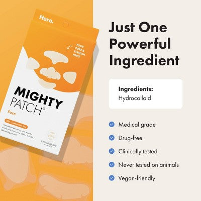 Hero Mighty Patch Face 5ct - Imperfect Box DestGlow