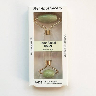 Mei Apothecary Jade Facial Roller Beauty Tool 1ct - New - DestGlow