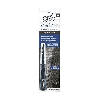 No Gray Quick Fix Color Touch-up Systems Dark Brown 0.5 fl oz - Imperfect Box by This is Beauty US