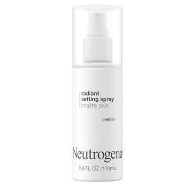 Neutrogena Healthy Skin Radiant Makeup Setting Spray with Antioxidants & Peptides 3.4 fl oz - Imperfect Container
