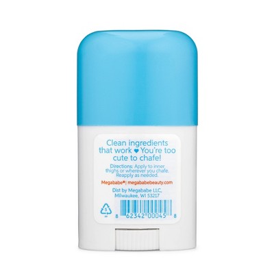 Megababe Thigh Rescue Lotion Anti-Chafe Stick Trial Size Pomegranate/Citrus Scent 0.81oz - Imperfect Container by This is Beauty US