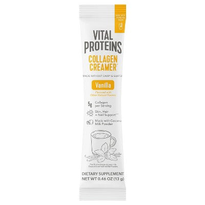 Vital Proteins Collagen Creamer Vanilla Stick Pack Box 0.46oz - New by This is Beauty US