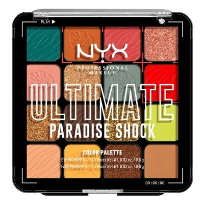 NYX Professional Makeup Ultimate Eyeshadow Palette Paradise Shock 0.32oz - New by This is Beauty US