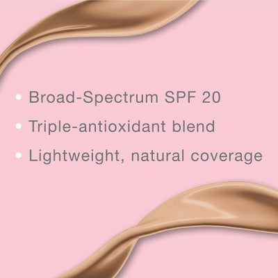 Neutrogena Healthy Skin Liquid Makeup Foundation, Lightweight & Flawless Coverage with Broad Spectrum SPF 20 Sunscreen 30 Buff - Imperfect Container by This is Beauty US