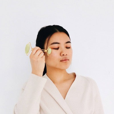 Mei Apothecary Jade Facial Roller Beauty Tool 1ct - New - DestGlow