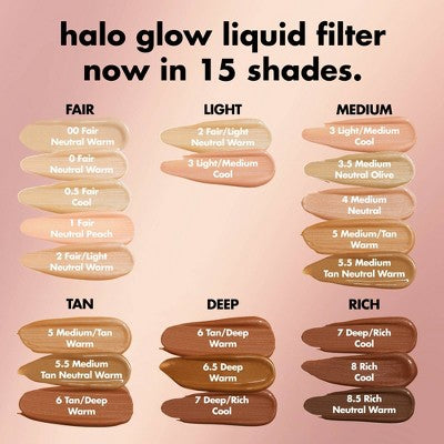 e.l.f. Halo Glow Liquid Filter Highlighter 5 Medium/Tan 1.06 fl oz - New by This is Beauty US